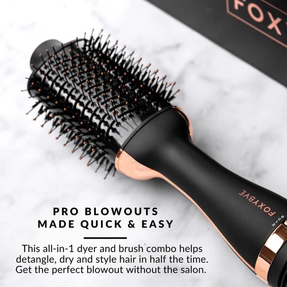 NIB Foxybae rose gold blowout dryer brush - Picture 4 of 4
